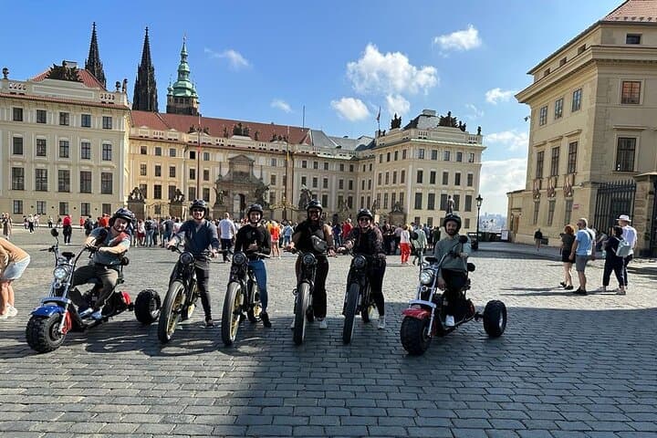 Prague Trike & E-Bike Combo Tour — City Views, Castle Sights and River Rides photo 3