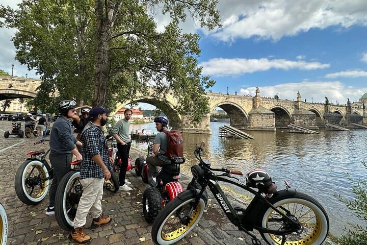 Prague Trike & E-Bike Combo Tour — City Views, Castle Sights and River Rides photo 5