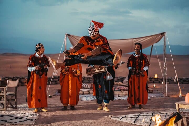 Agafay Desert Dinner and Sunset Camel Ride from Marrakech