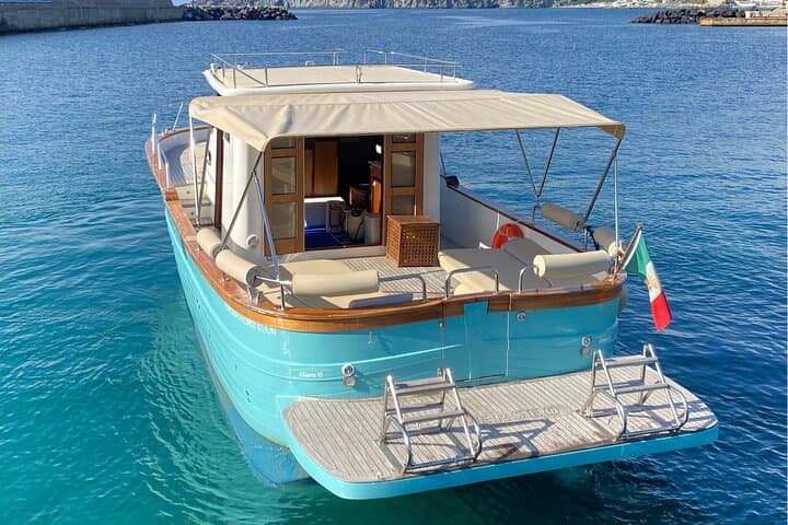 Private Ischia Gozzo Cruise — Full‑Day 12m Boat Tour to Sant'Angelo, Aragonese Castle & Thermal Bays photo 3