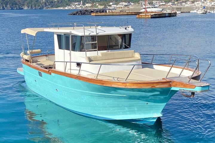 Private Ischia Gozzo Cruise — Full‑Day 12m Boat Tour to Sant'Angelo, Aragonese Castle & Thermal Bays