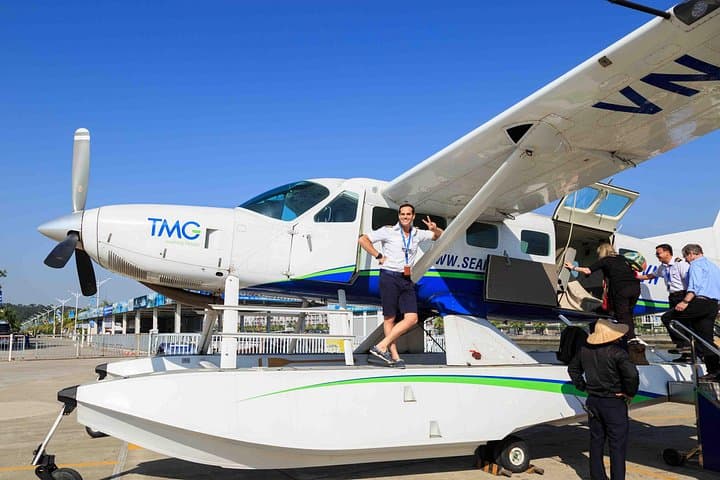Halong Bay Seaplane Tour from Hanoi — Aerial Views & Water Landing photo 3