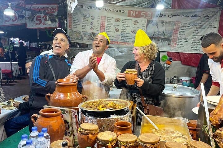 Marrakesh Street Food Sampling and Dinner Tour: A 3-Hour Culinary Walk Through Jemaa el-Fnaa photo 4