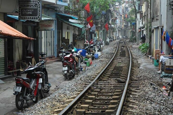Hanoi Scooter Street-Food Tour: Train Street, Long Bien & Hidden Old Quarter Eats photo 3