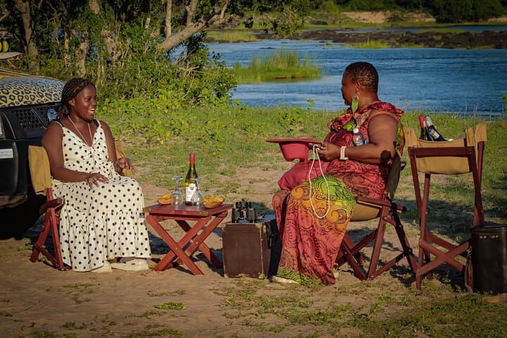 Wild Sips and Big Game: Prime Safari Drive near Victoria Falls photo 6
