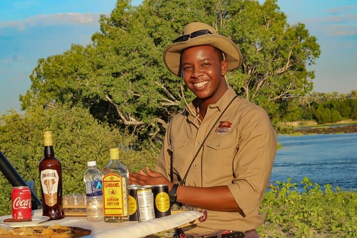 Wild Sips and Big Game: Prime Safari Drive near Victoria Falls photo 4