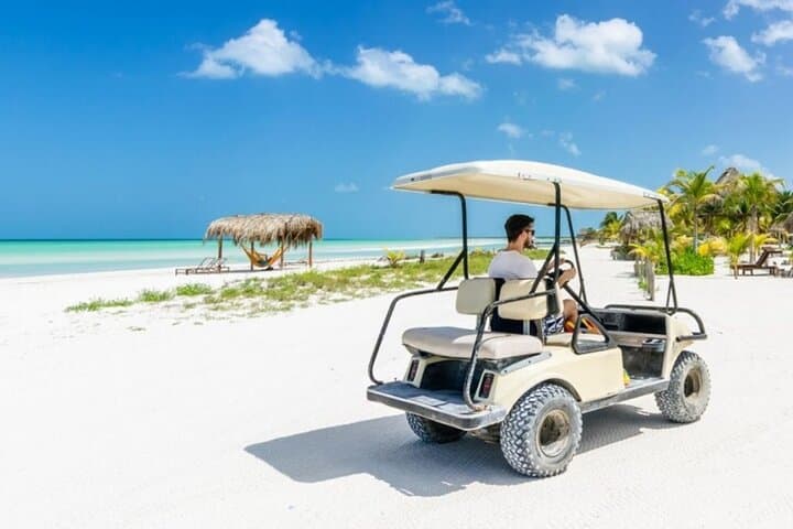 Holbox Island Day Tour from Cancun — Golf Cart, Ferry, Flamingos & Lunch