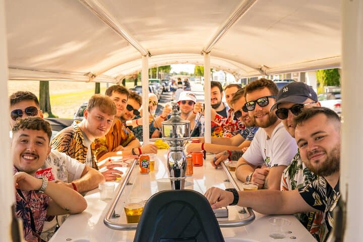 Amsterdam Beer Bike Blast: Private Beer Bike Tour with On-Tap Refreshments