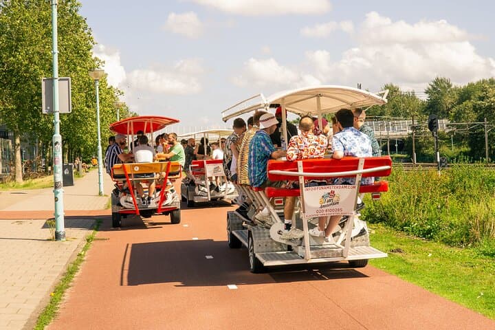 Amsterdam Beer Bike Blast: Private Beer Bike Tour with On-Tap Refreshments photo 5