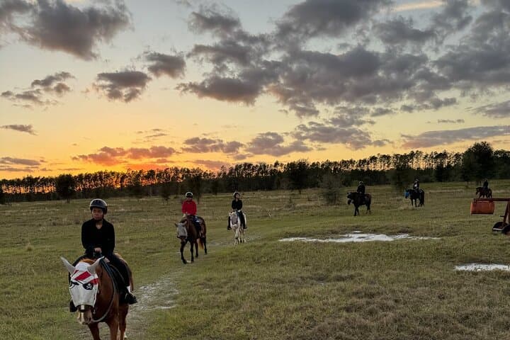 Sunset Champagne & Charcuterie Horseback Ride at Lake Louisa photo 4