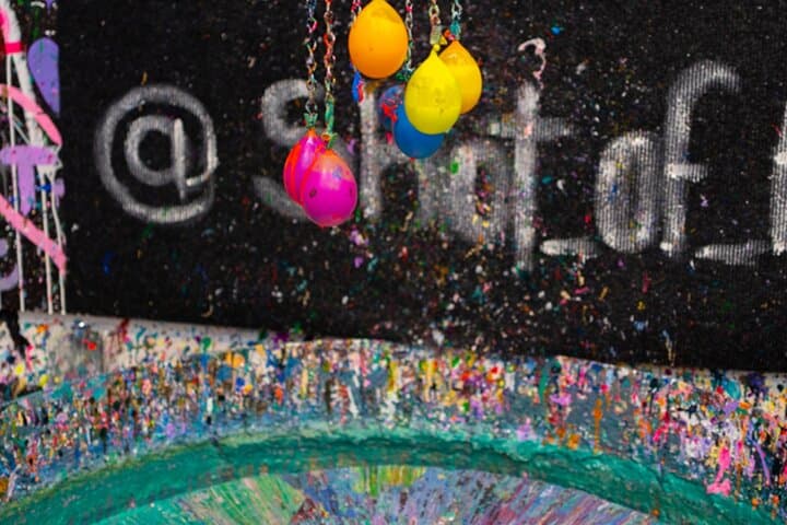 Shooting & Spinning: Paintball Spin Art Experience in Los Angeles photo 3