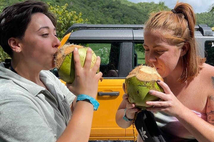 Full-Day Cultural Jeep Beach Tour in St. Thomas & Water Island