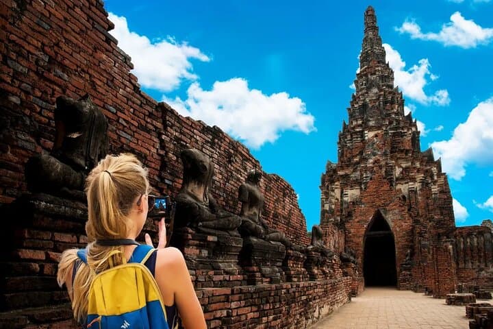 Ayutthaya Full-Day: ATV, Bicycle Tour, Floating Market & Sunset Boat