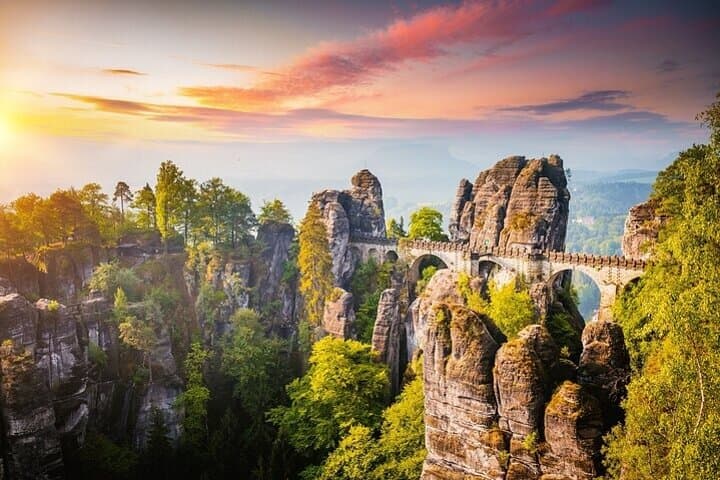 Day Trip from Prague to Bohemian & Saxon Switzerland — Pravčická Gate, Bastei & Kamenice Gorges photo 2