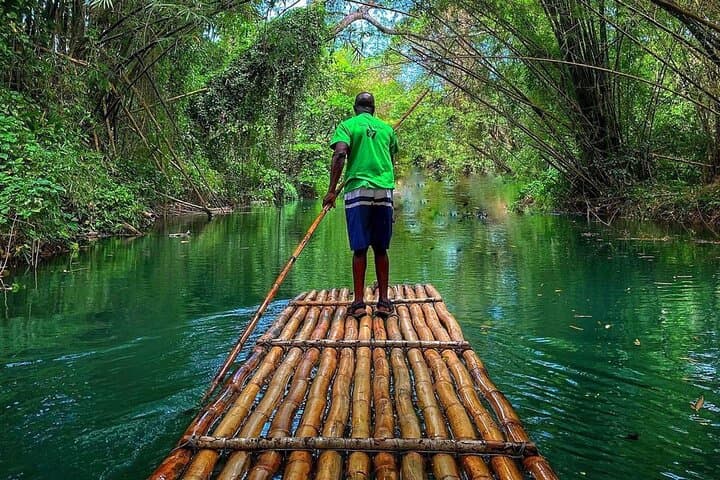 Martha Brae Rafting and Luminous Lagoon Private Half-Day: River Raft, Herb Garden & Night Swim photo 2