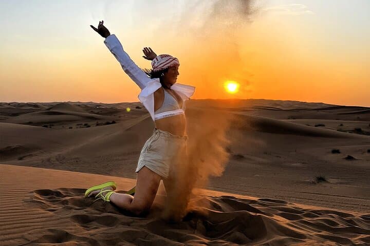 Private Morning Desert Safari: Dune Bashing, Sandboarding & Camel Ride in Dubai photo 1