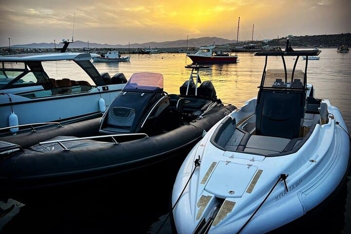 Private Sunset Speedboat Cruise in Paros — Aegean Evening Escape