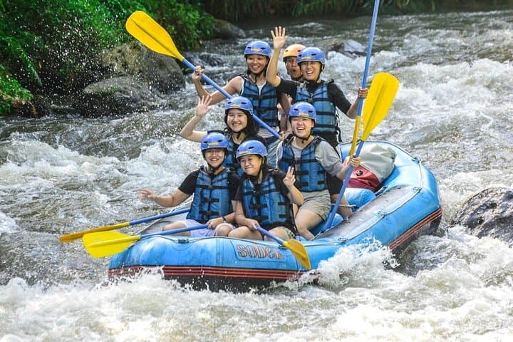 Ubud Ayung River Whitewater Rafting: 2-Hour Family-Friendly Adventure with Lunch & Transfers