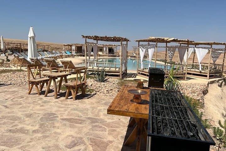 Desert Pool Day Near Marrakech: Oasis Swim, Sun and Moroccan Views