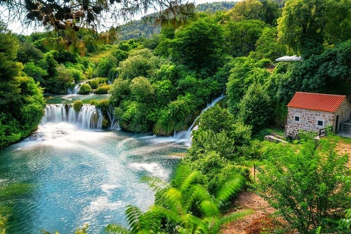 Private Krka Waterfalls Day Trip from Split with Trogir Stop