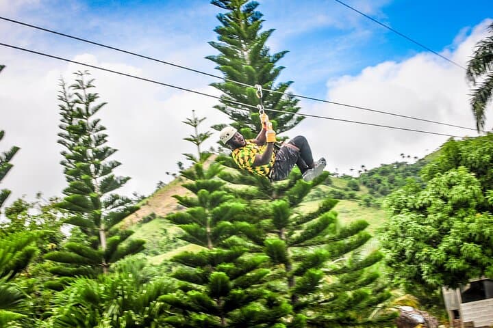 Zipline YS Falls and Black River Safari: Private Day Tour from Montego Bay