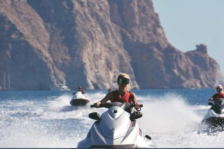 Santorini Jet Skiing, Tubing & Kayaking — 90-Min Adventure on Volcanic Waters