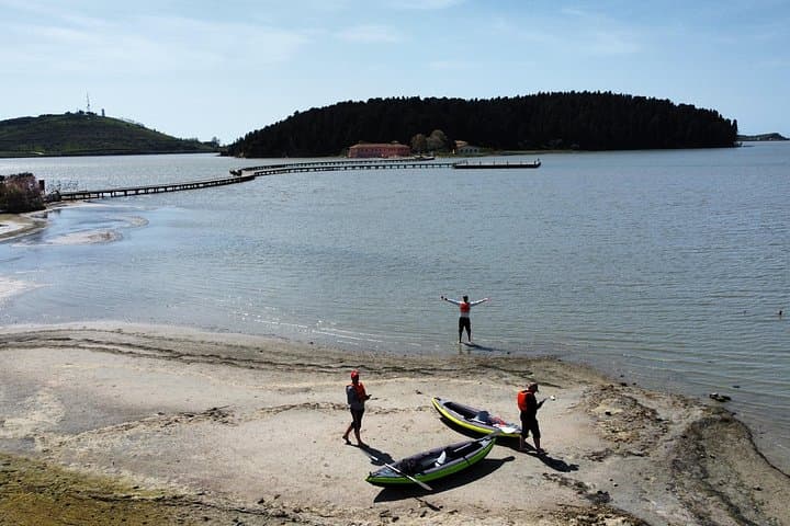 Kayaking Narta Lagoon: Flamingos, Hidden Churches & Coastal Dunes from Vlore