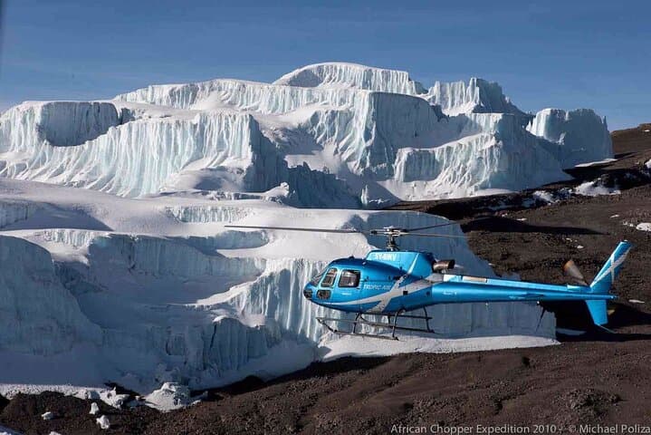 Kilimanjaro Helicopter Tour: Kibo Landing & Aerial Views from Arusha photo 2
