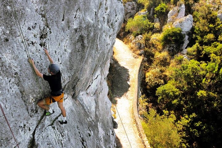 Beginner Rock Climbing in Corfu: Sea-View Top-Rope Climbs from Makrades photo 2