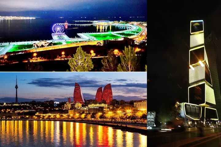 Baku Night Panoramic Tour — Highland Park, Flame Towers & Seafront Walk photo 1