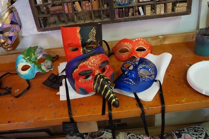 Venice Carnival Mask Decoration Workshop at Casanova's Prison near St. Mark's photo 4