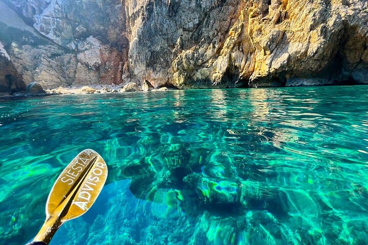 Cala Portixol Kayak Tour: Snorkel Caves & Cliff Jumping in Jávea photo 2