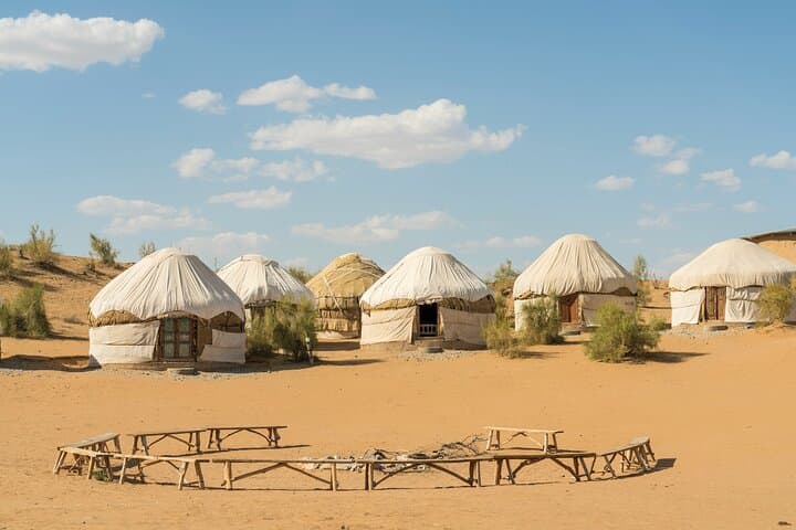 2-Day Desert Yurt Camp Tour from Bukhara: Nurata, Lake Aydarkul & Camel Ride photo 1