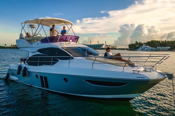 Miami Azimut Yacht Charter: 42' Flybridge Cruise of Biscayne Bay photo 2