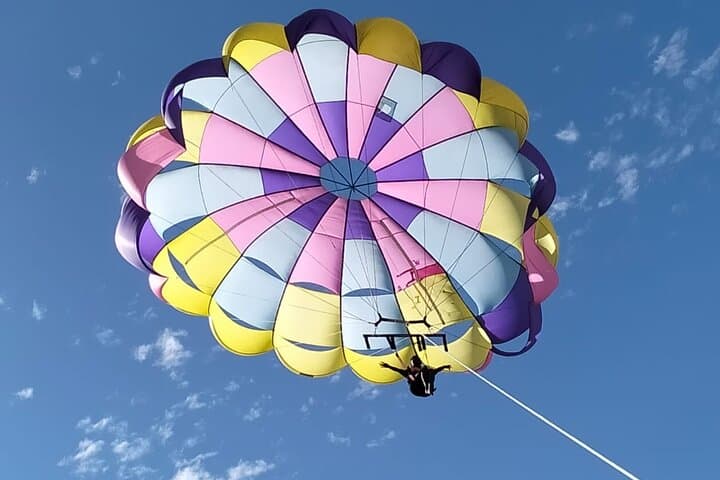 Soar Above Cozumel: 15-Minute Private Parasailing from Las Caleta photo 2