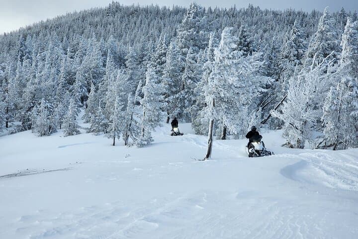 Snowmobile Newberry National Volcanic Monument: 4-Hour Scenic Tour from Bend photo 3