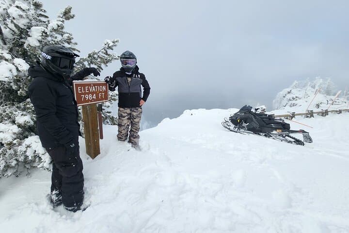 Snowmobile Newberry National Volcanic Monument: 4-Hour Scenic Tour from Bend photo 2