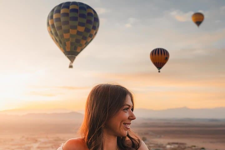 Sunrise Hot Air Balloon Over Marrakech — Berber Breakfast & Atlas Views
