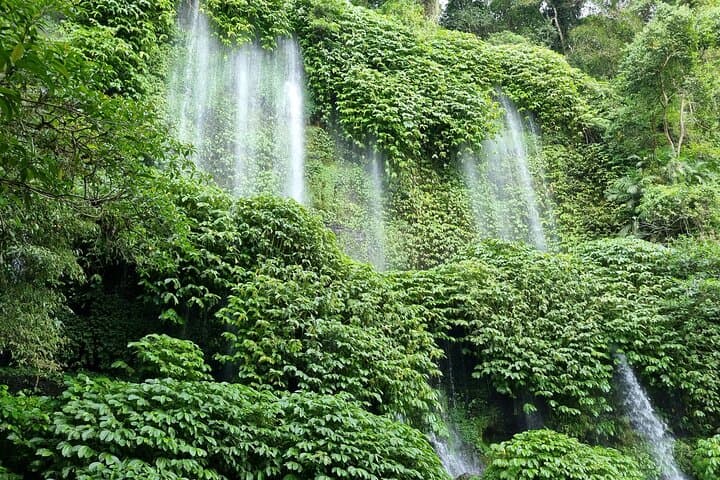 Private Lombok Waterfall & Traditional Village Tour with Selong Belanak Beach