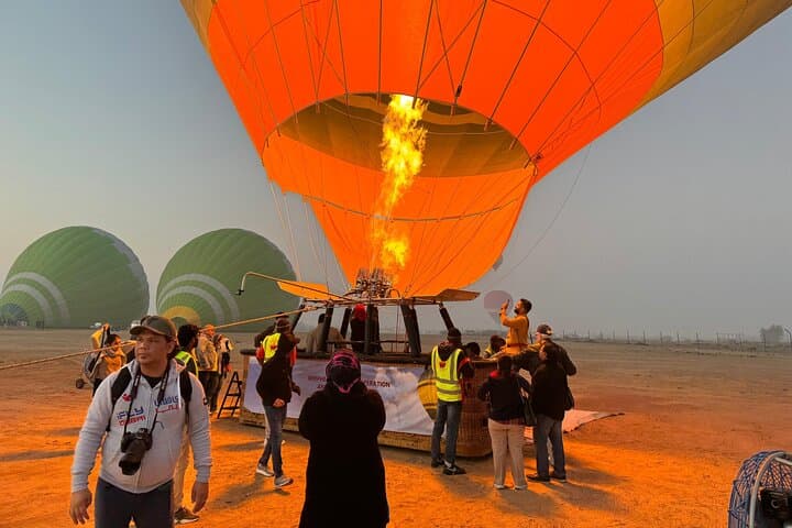 Dubai Sunrise Hot Air Balloon Flight: Float Over Golden Dunes at Dawn photo 3