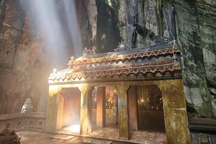 Jeep Tour Marble Mountains & Am Phu Cave to Monkey Mountain (Da Nang) photo 2
