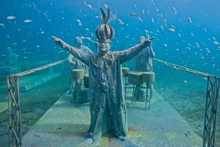 Snorkel the Underwater Sculpture Park in Little Bay, Sint Maarten