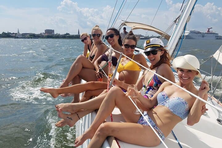 Private Sailing Charter on 50ft Fate — Charleston Harbor Dolphin & Fort Sumter Cruise photo 6