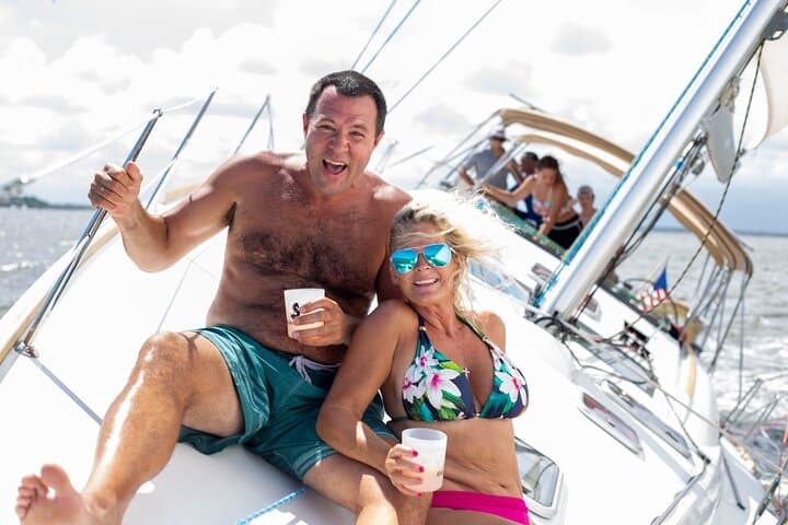 Private Charleston Sailing: Dolphin-Watching & Harbor History Aboard the 43ft Mystique photo 5