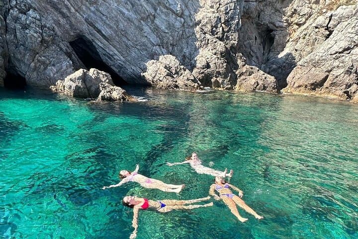 Blue Cave & Green Caves Speedboat Tour to Šunj Beach from Dubrovnik