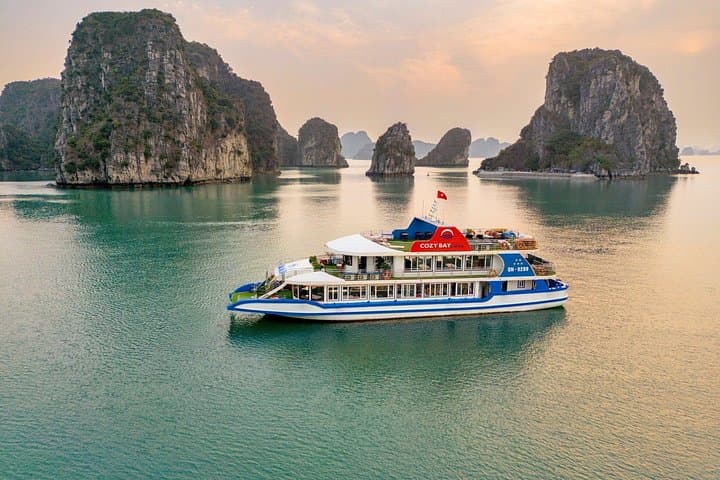Halong Bay Day Cruise from Tuan Chau: Sung Sot Cave, Luon Cave & Titov Island photo 1