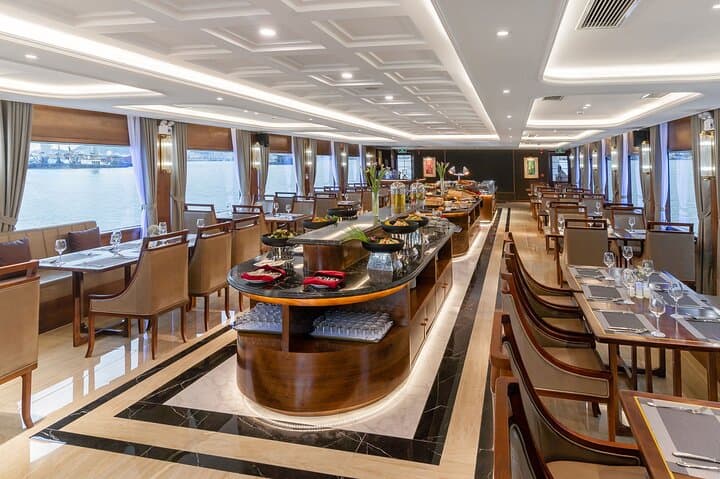 IRIS 5-Star Day Cruise from Hanoi to Ha Long Bay: Sung Sot Cave & Ti Top Island photo 2