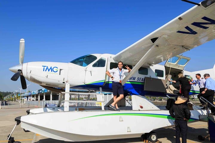 Halong Bay Seaplane & Luxury Day Cruise: A Sky-to-Sea Discovery