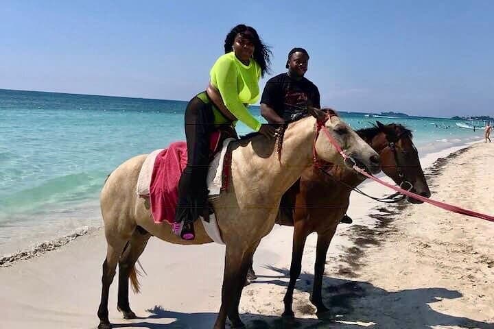 Horseback Riding & Dunn's River Falls Combo: Ocho Rios Coastal Ride and Waterfall Climb