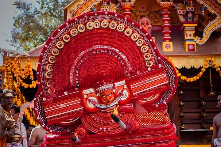 Immersive Theyyam Ritual Tour in Kannur: Private Village Performance & Pickup photo 3